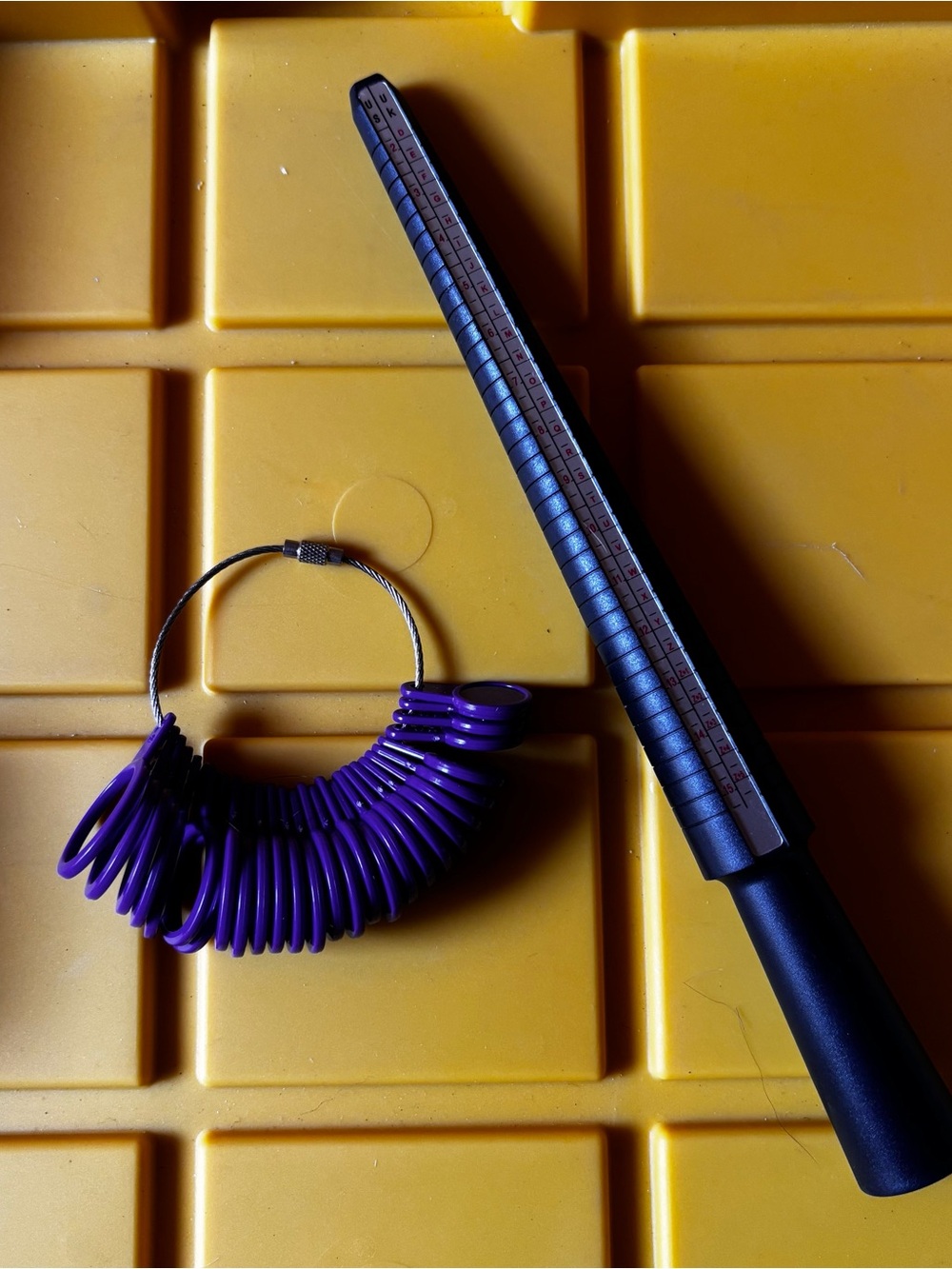 Purple Ring Sizer Set for Women Accessories